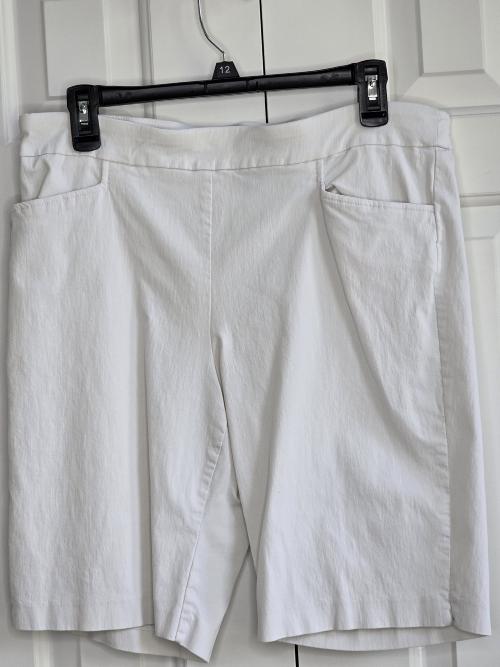 George Off-White Pull-On Bermuda Shorts